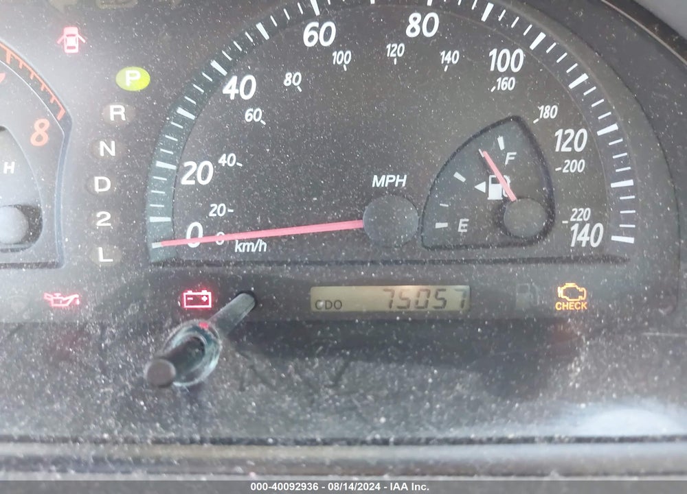 2002 TOYOTA CAMRY LE V6 VIN: 4T1BF32K62U540550