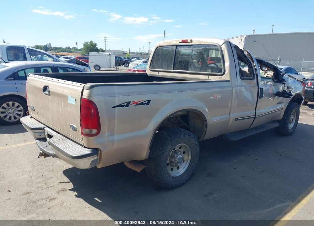 1999 FORD F-250 LARIAT/XL/XLT VIN: 1FTNX21F4XEE04884
