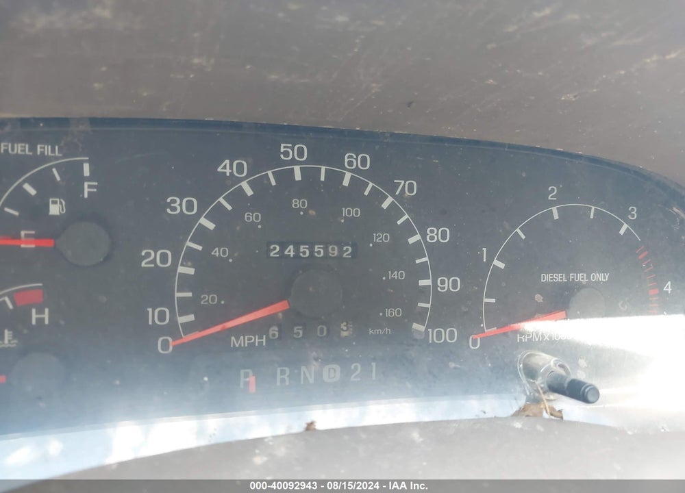 1999 FORD F-250 LARIAT/XL/XLT VIN: 1FTNX21F4XEE04884