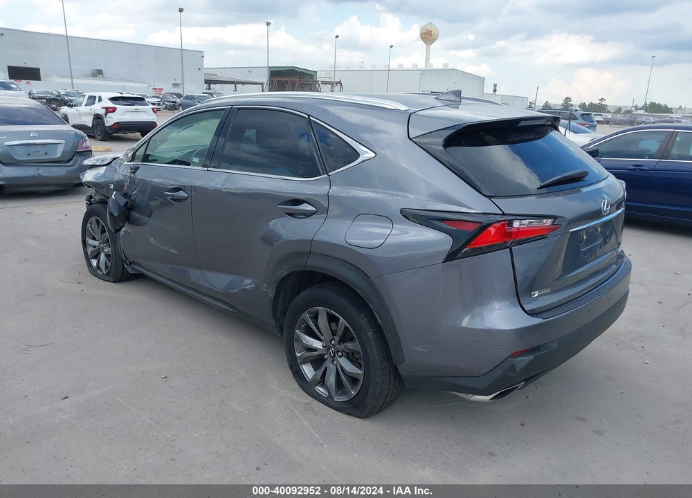 2016 LEXUS NX 200T F SPORT VIN: JTJYARBZ2G2041760