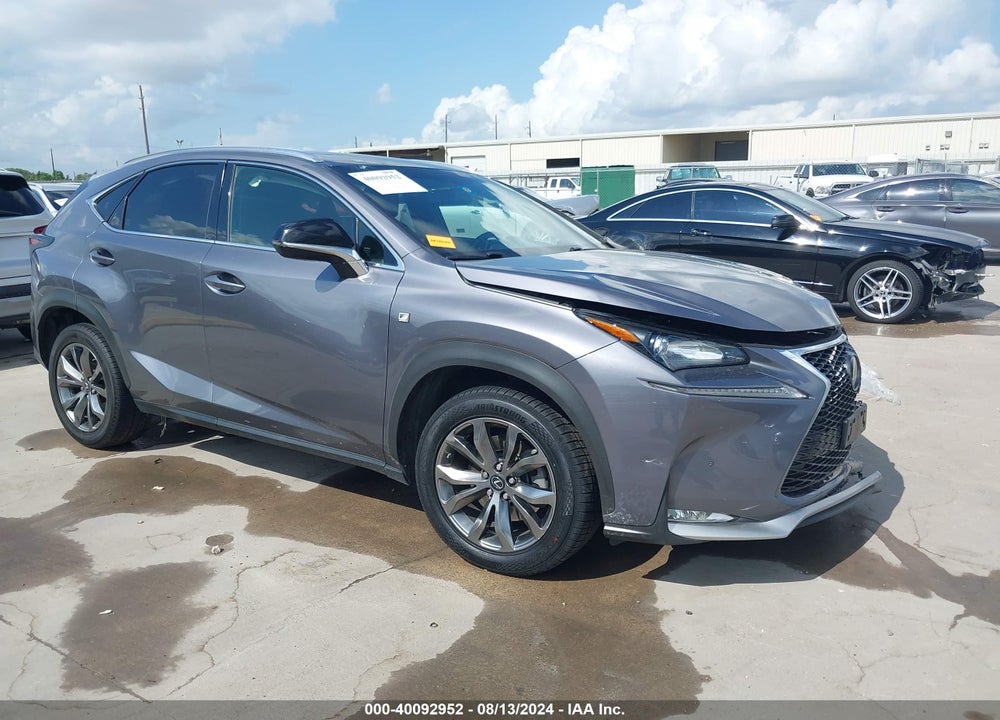 2016 LEXUS NX 200T F SPORT VIN: JTJYARBZ2G2041760