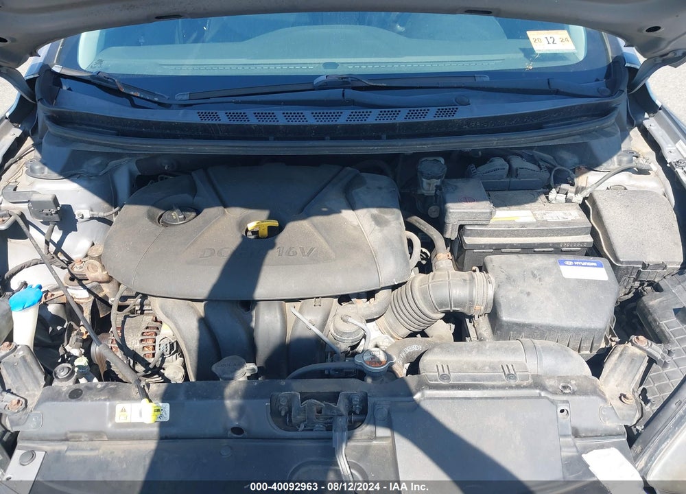 2012 HYUNDAI ELANTRA LIMITED (ULSAN PLANT) VIN: KMHDH4AE7CU353517