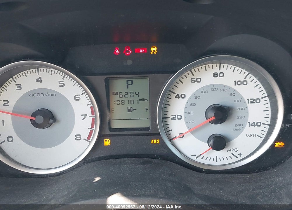 2013 SUBARU IMPREZA 2.0I VIN: JF1GPAA60DH831370
