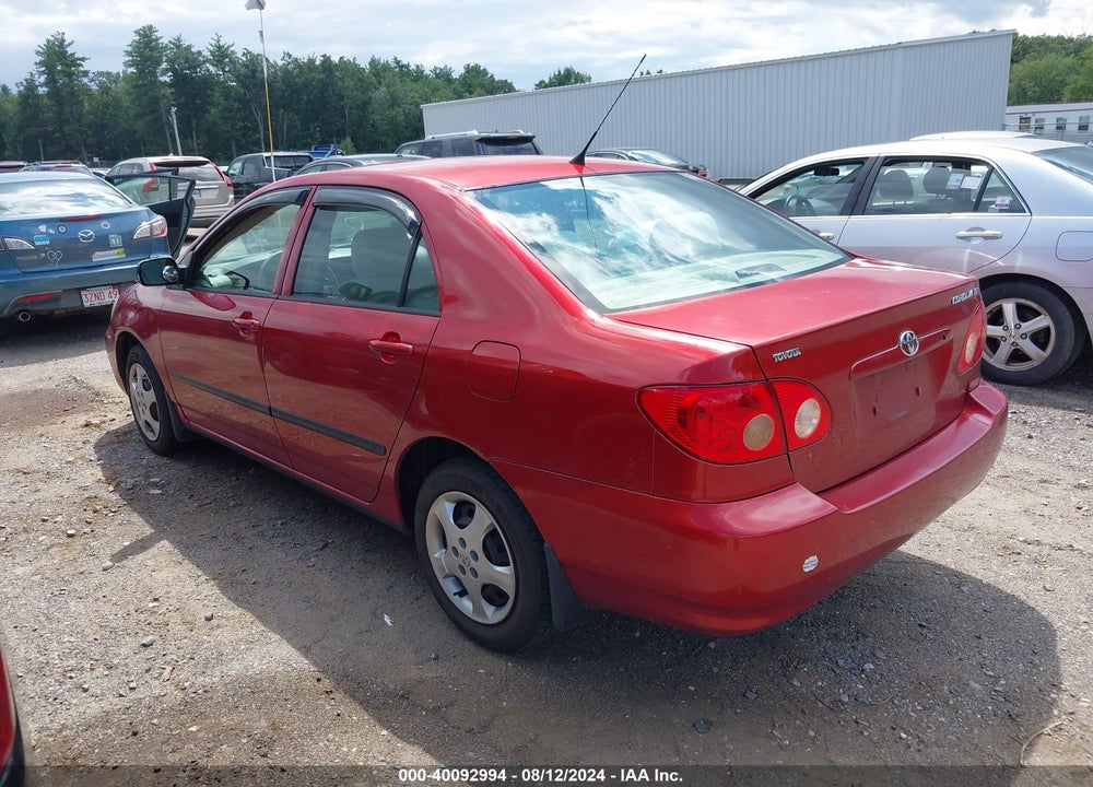 2005 TOYOTA COROLLA CE VIN: 2T1BR32E75C470788