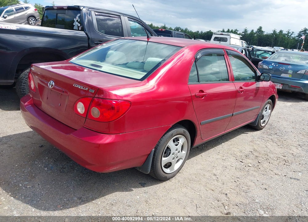 2005 TOYOTA COROLLA CE VIN: 2T1BR32E75C470788