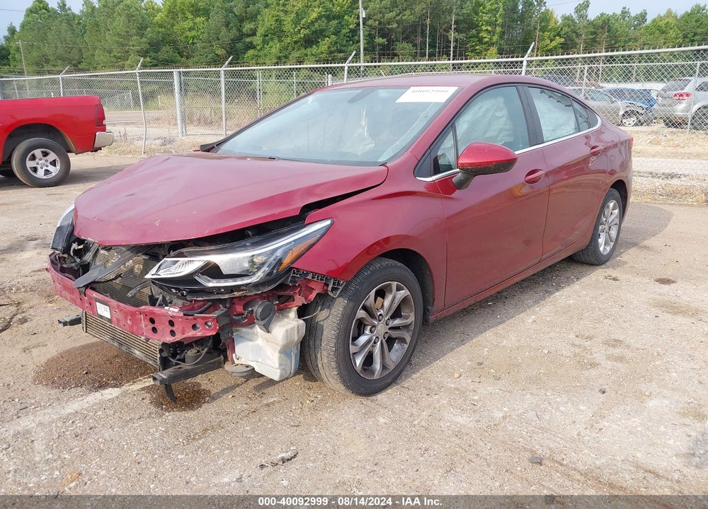 2019 CHEVROLET CRUZE LT VIN: 1G1BE5SM4K7116117