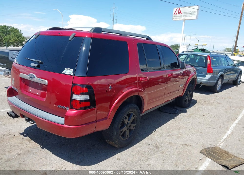 2008 FORD EXPLORER XLT VIN: 1FMEU73EX8UA69773