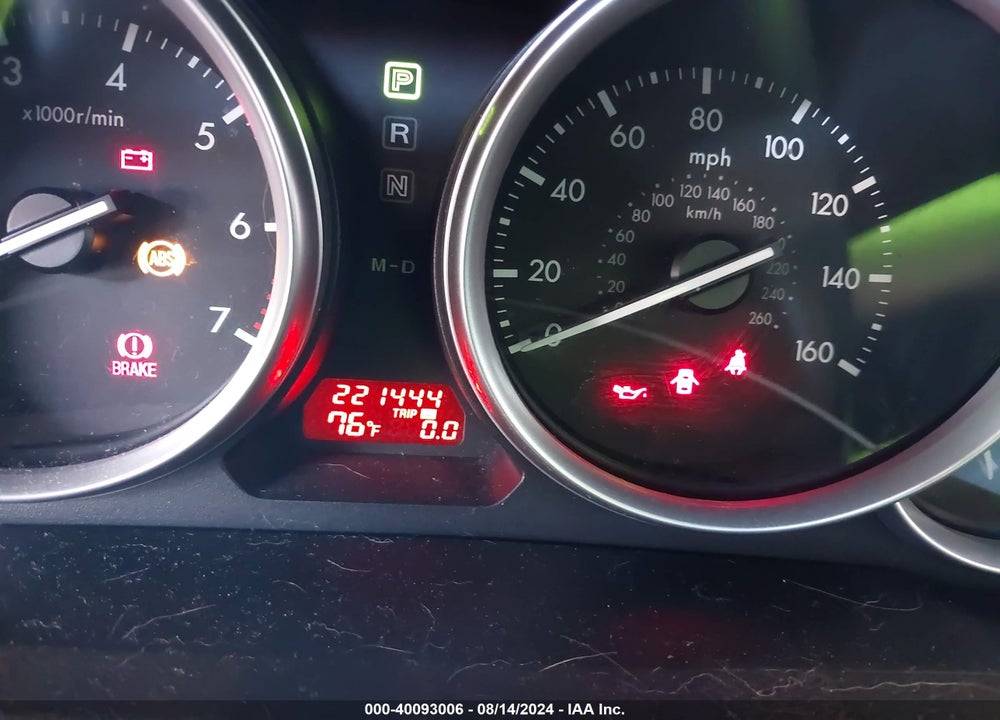 2009 MAZDA 6 I SPORT VIN: 1YVHP81A395M16851