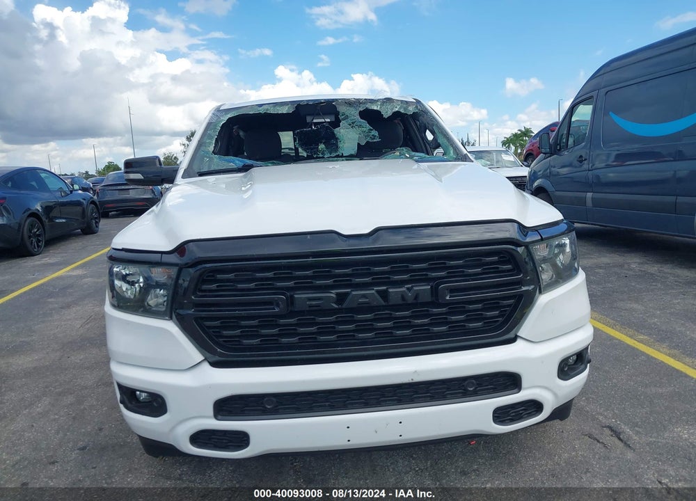 2022 RAM 1500 BIG HORN QUAD CAB 4X2 6'4 BOX VIN: 1C6RREBT5NN190400