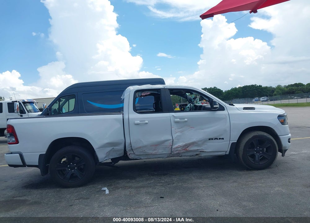 2022 RAM 1500 BIG HORN QUAD CAB 4X2 6'4 BOX VIN: 1C6RREBT5NN190400