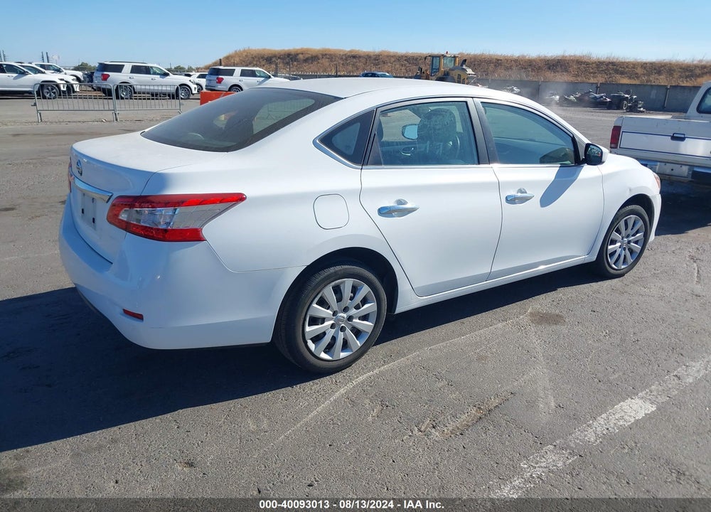 2015 NISSAN SENTRA S VIN: 3N1AB7AP1FY290334