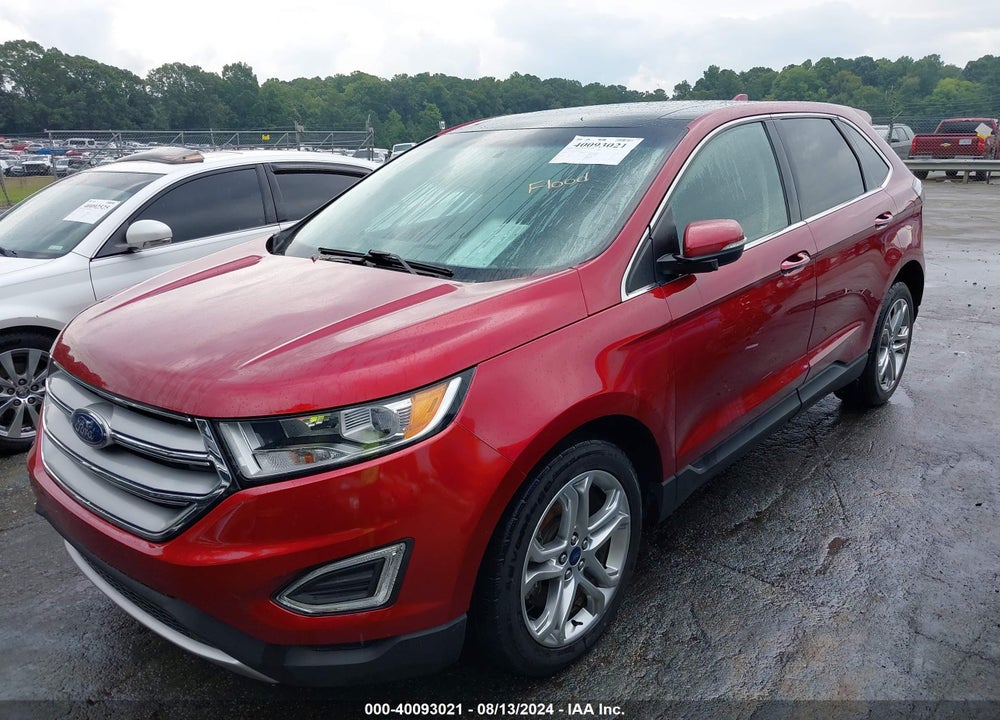 2017 FORD EDGE TITANIUM VIN: 2FMPK4K91HBB41435