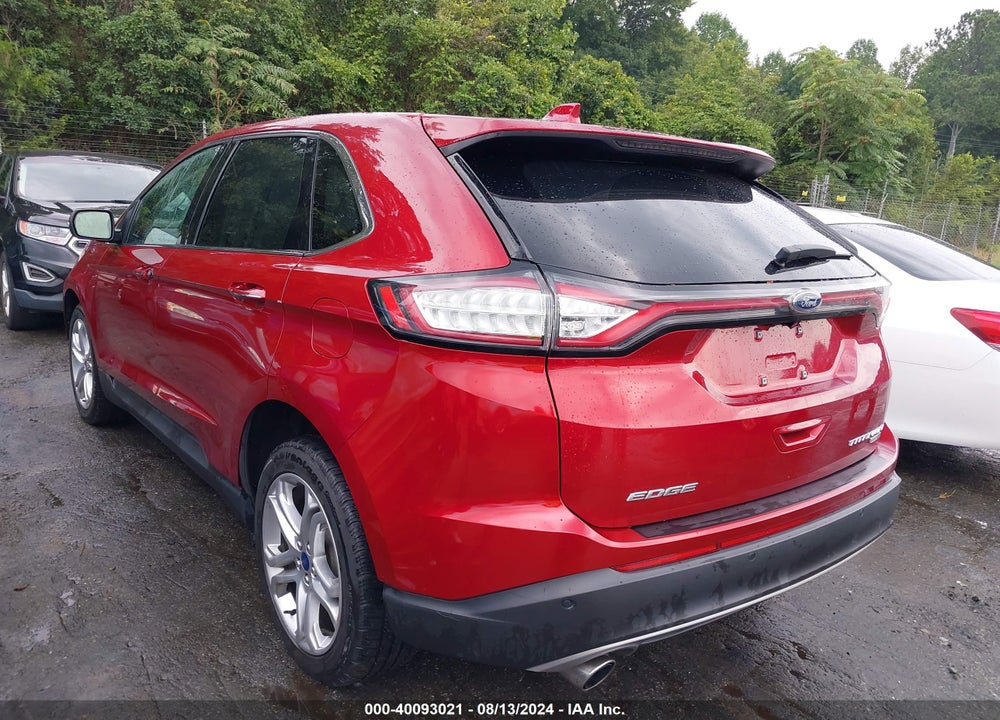 2017 FORD EDGE TITANIUM VIN: 2FMPK4K91HBB41435
