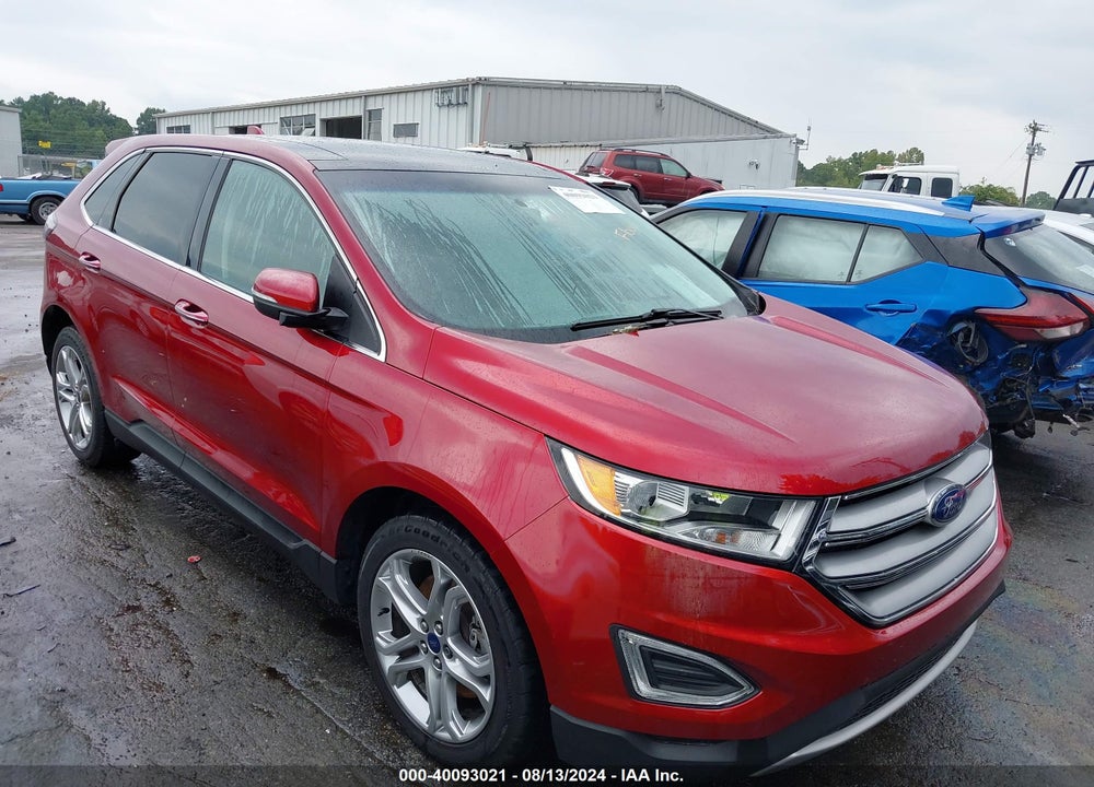 2017 FORD EDGE TITANIUM VIN: 2FMPK4K91HBB41435