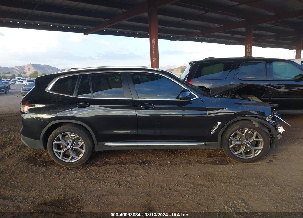 2022 BMW X3 SDRIVE30I VIN: 5UX43DP01N9M51395
