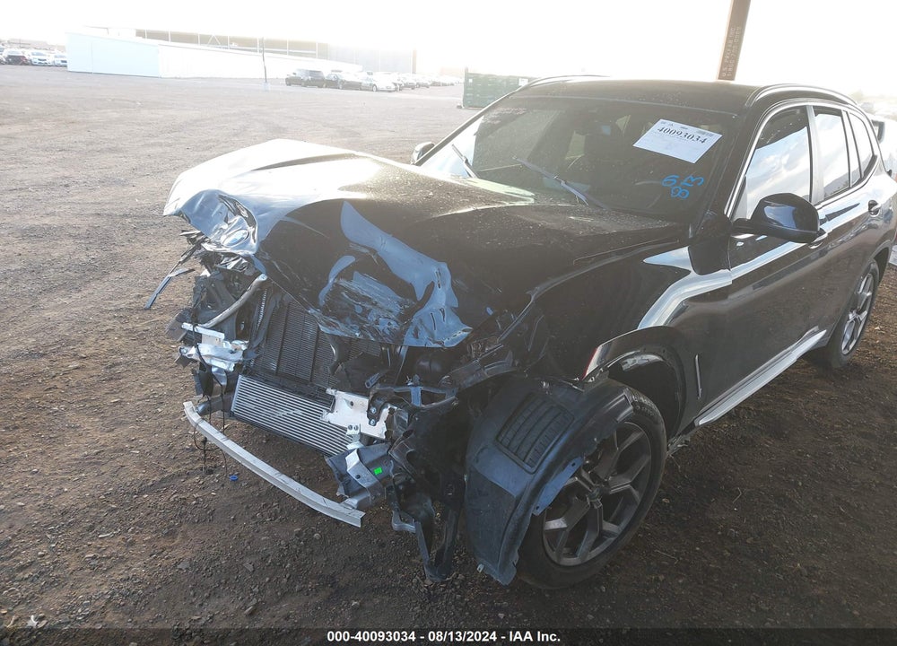 2022 BMW X3 SDRIVE30I VIN: 5UX43DP01N9M51395