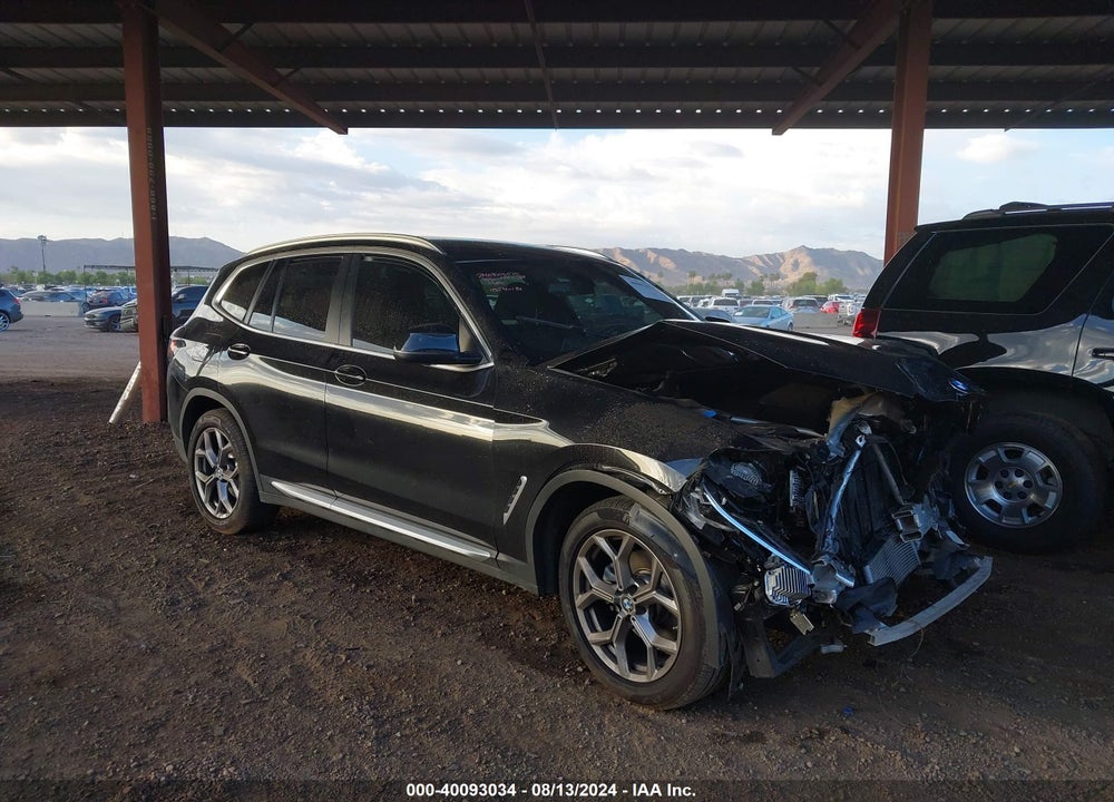 2022 BMW X3 SDRIVE30I VIN: 5UX43DP01N9M51395