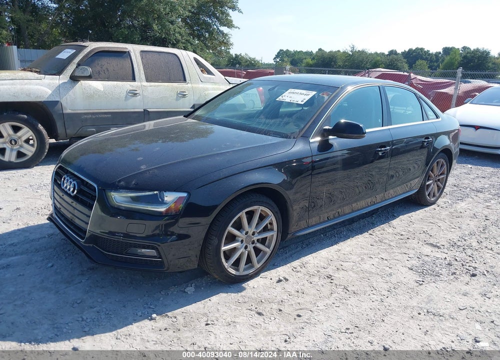 2014 AUDI A4 2.0T PREMIUM VIN: WAUFFAFL9EN011232