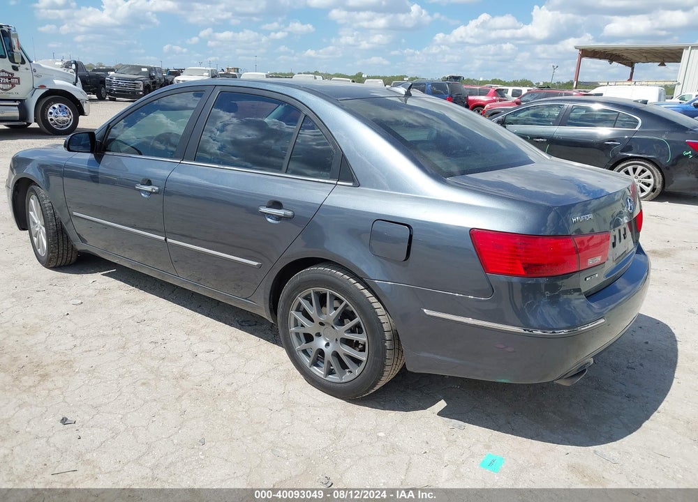 2009 HYUNDAI SONATA LIMITED V6 VIN: 5NPEU46F49H514740