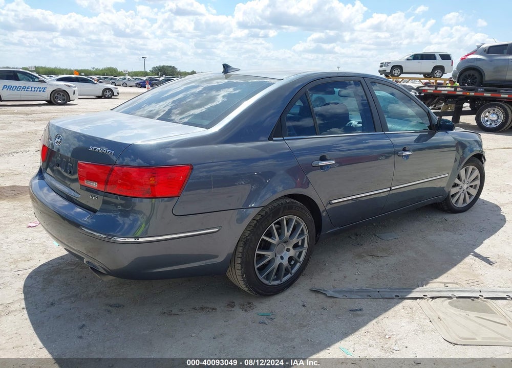 2009 HYUNDAI SONATA LIMITED V6 VIN: 5NPEU46F49H514740