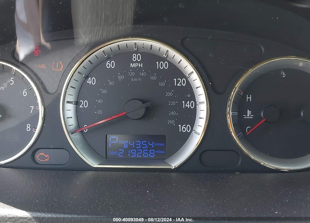 2009 HYUNDAI SONATA LIMITED V6 VIN: 5NPEU46F49H514740