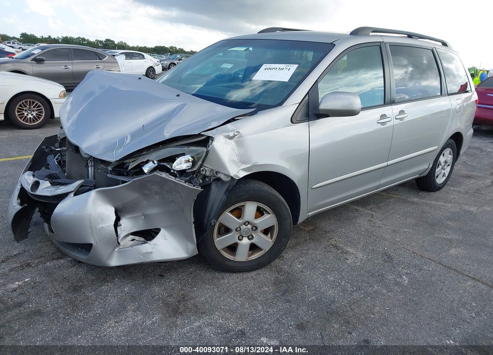 2006 TOYOTA SIENNA XLE VIN: 5TDZA22C46S574243