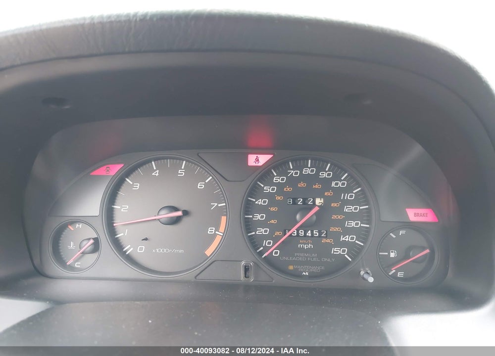 1998 HONDA PRELUDE TYPE SH VIN: JHMBB6155WC010545