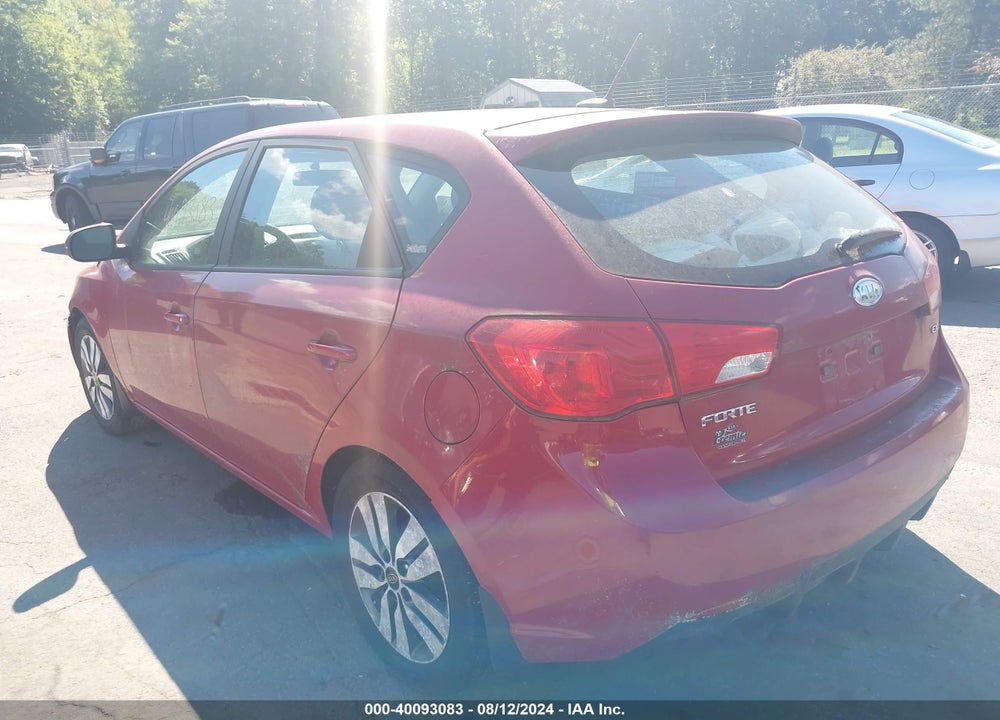 2013 KIA FORTE EX VIN: KNAFU5A29D5727560