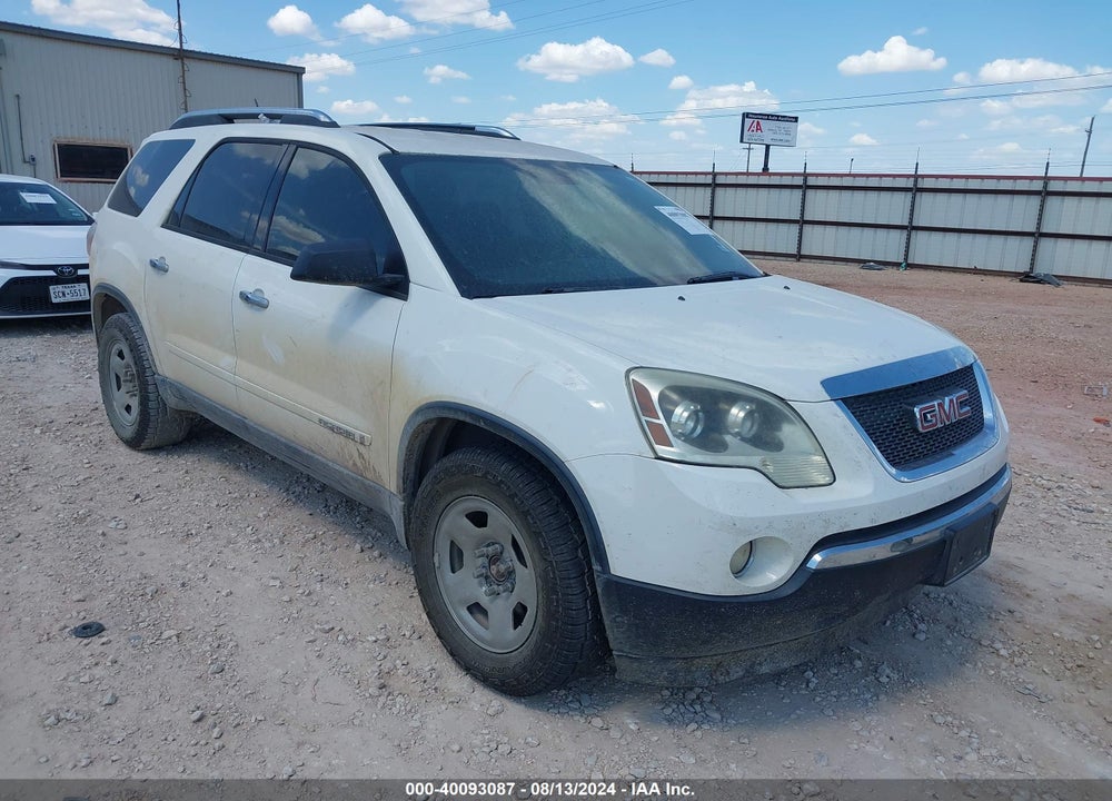 2008 GMC ACADIA SLE-1 VIN: 1GKER13788J211399