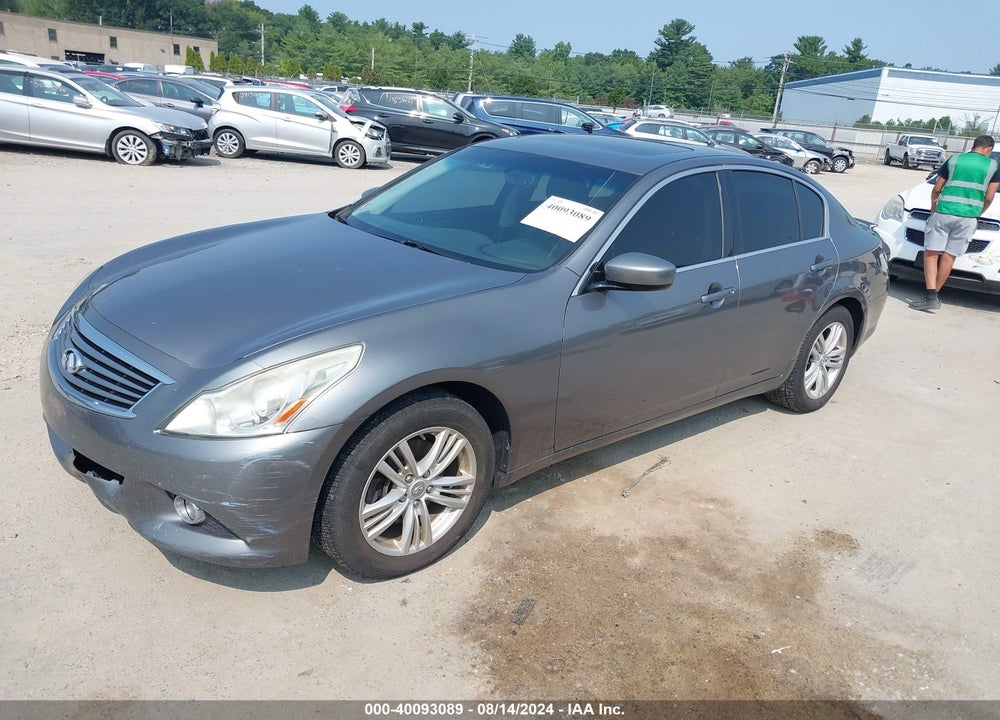 2011 INFINITI G25X VIN: JN1DV6AR9BM653461