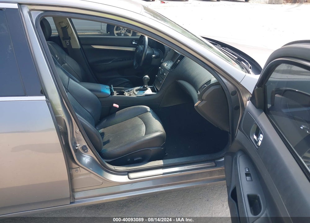 2011 INFINITI G25X VIN: JN1DV6AR9BM653461