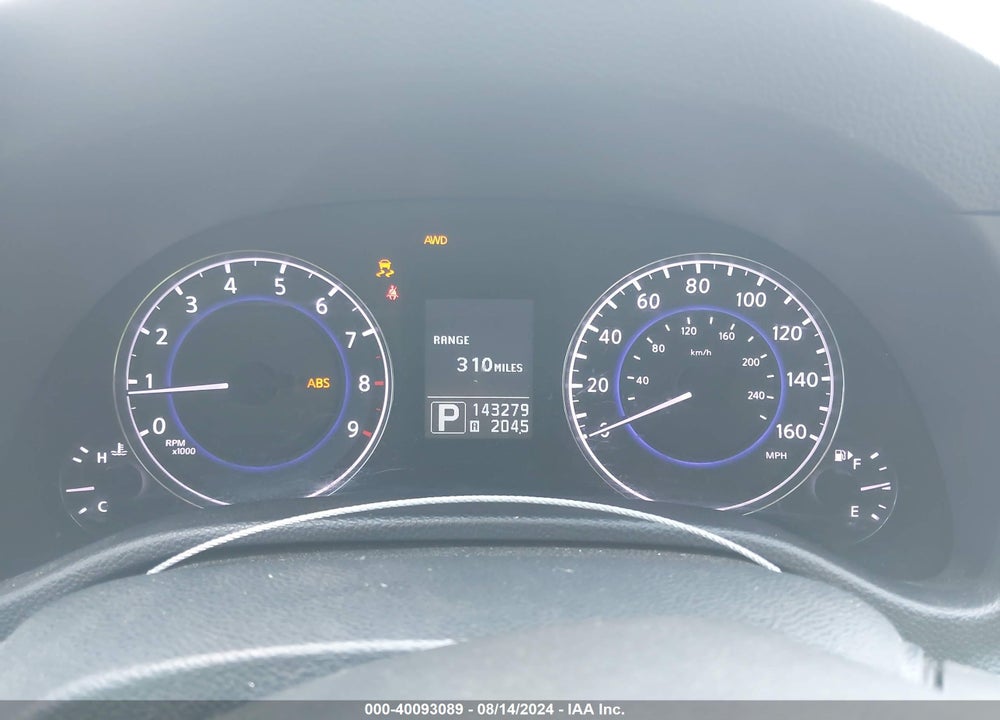 2011 INFINITI G25X VIN: JN1DV6AR9BM653461