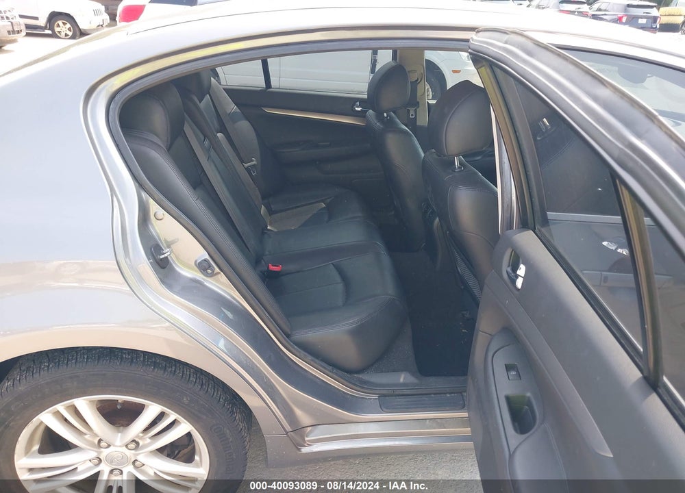 2011 INFINITI G25X VIN: JN1DV6AR9BM653461