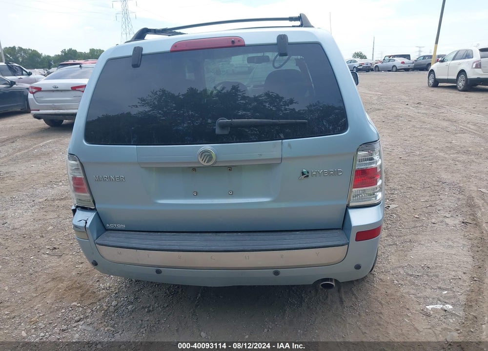 2008 MERCURY MARINER HYBRID VIN: 4M2CU39H18KJ32643