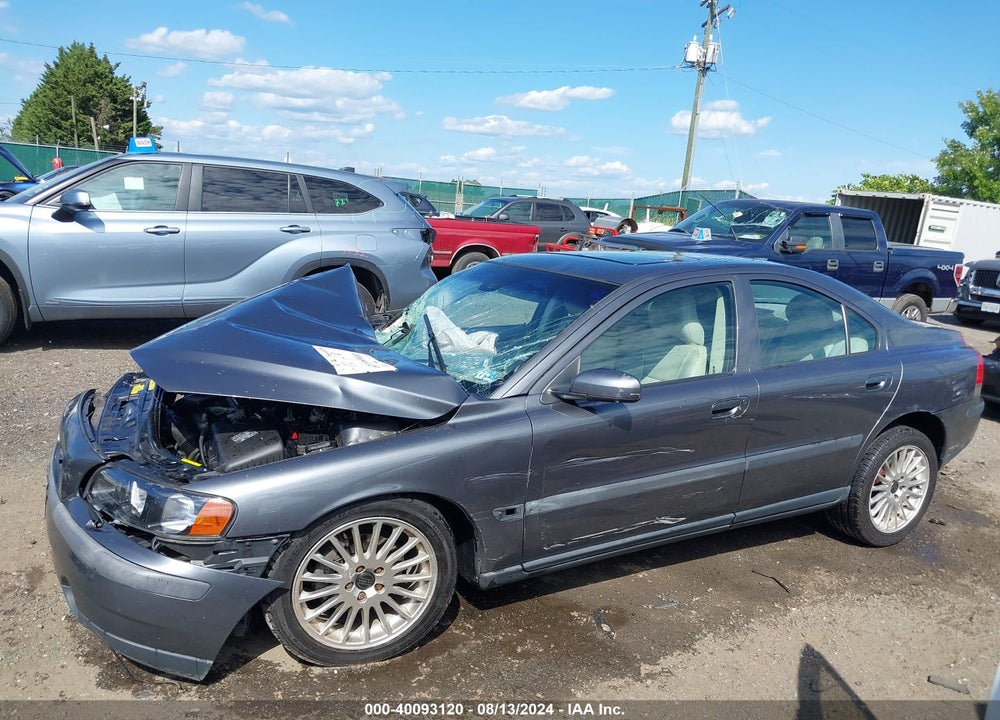 2004 VOLVO S60 2.5T VIN: YV1RS59V442411208