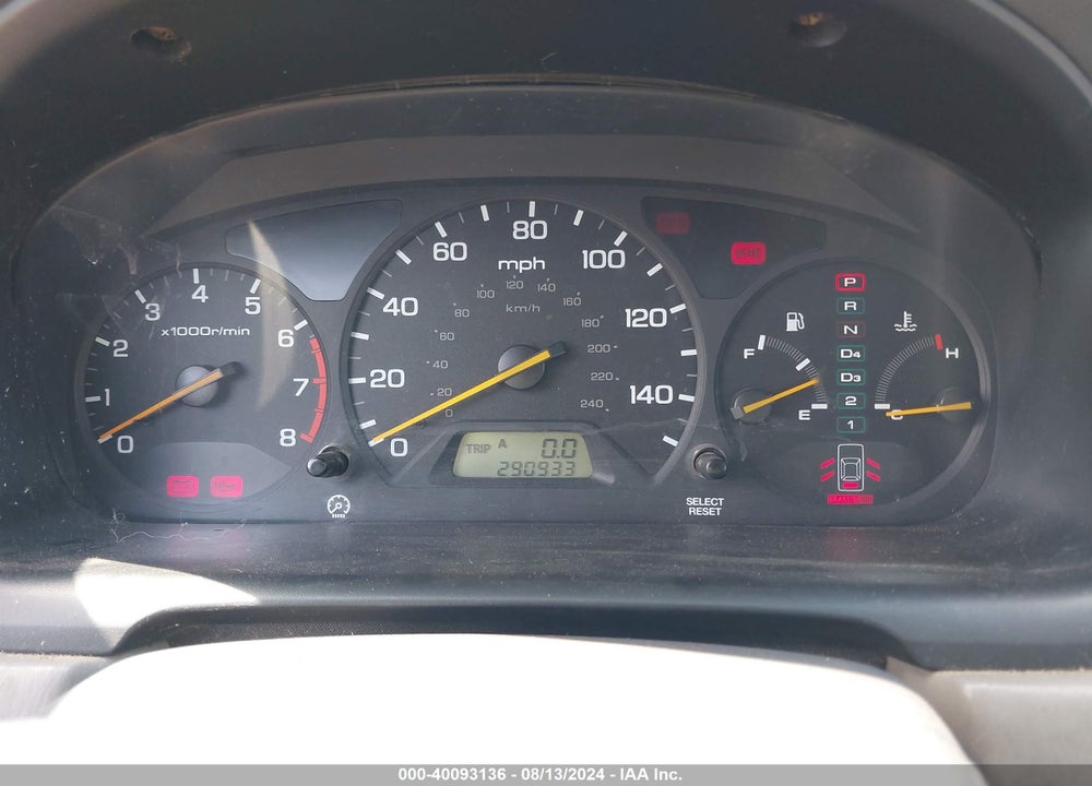 2000 HONDA ACCORD 3.0 EX VIN: 1HGCG1659YA051831