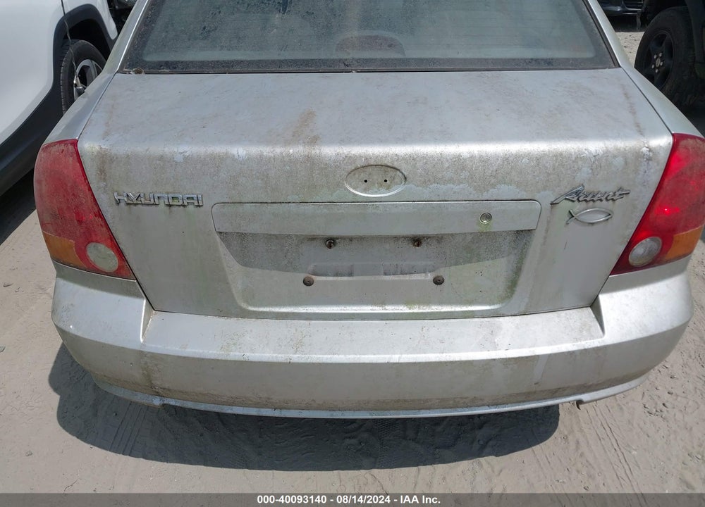 2004 HYUNDAI ACCENT GL VIN: KMHCG45C54U504394