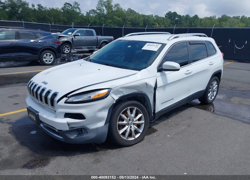 2016 JEEP CHEROKEE LIMITED VIN: 1C4PJLDB6GW243053