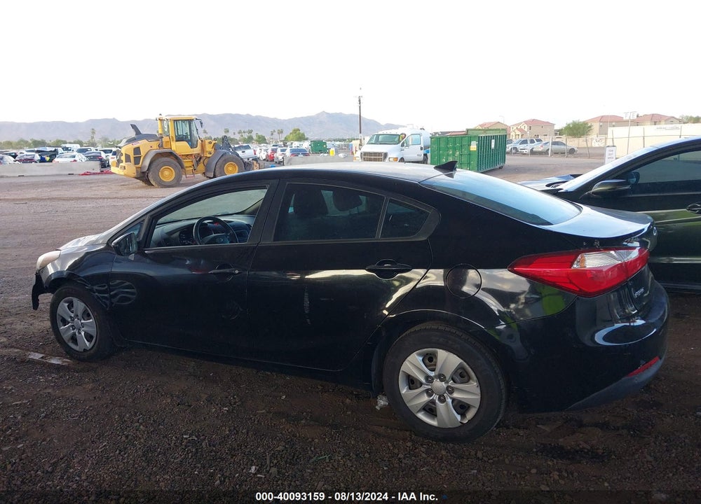 2015 KIA FORTE LX VIN: KNAFK4A67F5399920