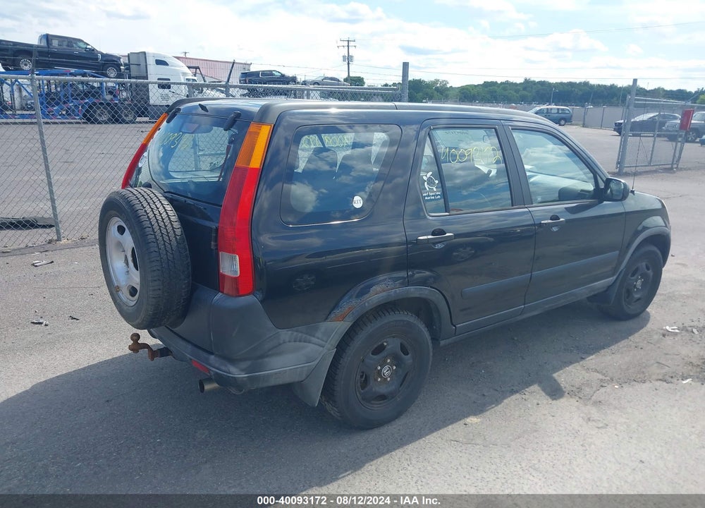 2004 HONDA CR-V LX VIN: JHLRD78554C055359