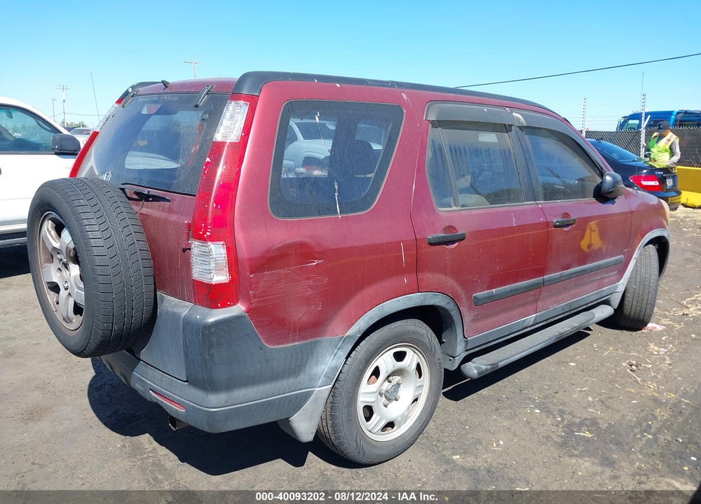 2005 HONDA CR-V LX VIN: JHLRD68545C020095