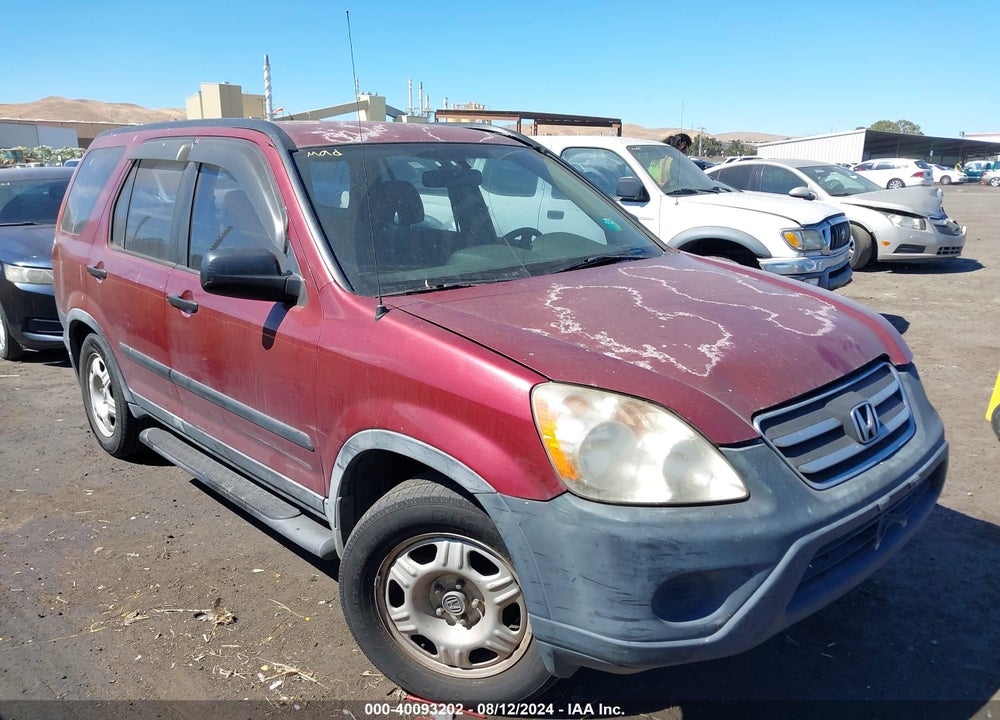 2005 HONDA CR-V LX VIN: JHLRD68545C020095