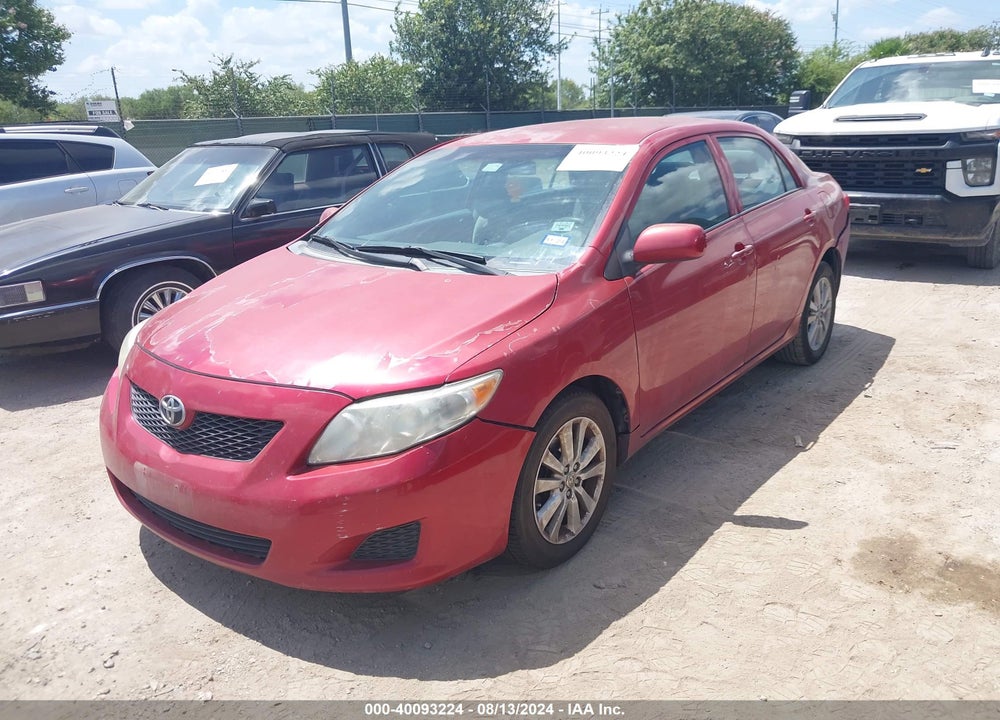 2010 TOYOTA COROLLA LE VIN: 2T1BU4EE7AC429880
