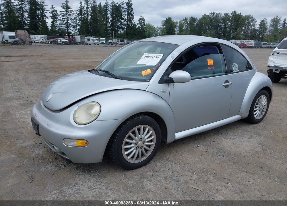 2002 VOLKSWAGEN NEW BEETLE GLS VIN: 3VWCK21C52M434262