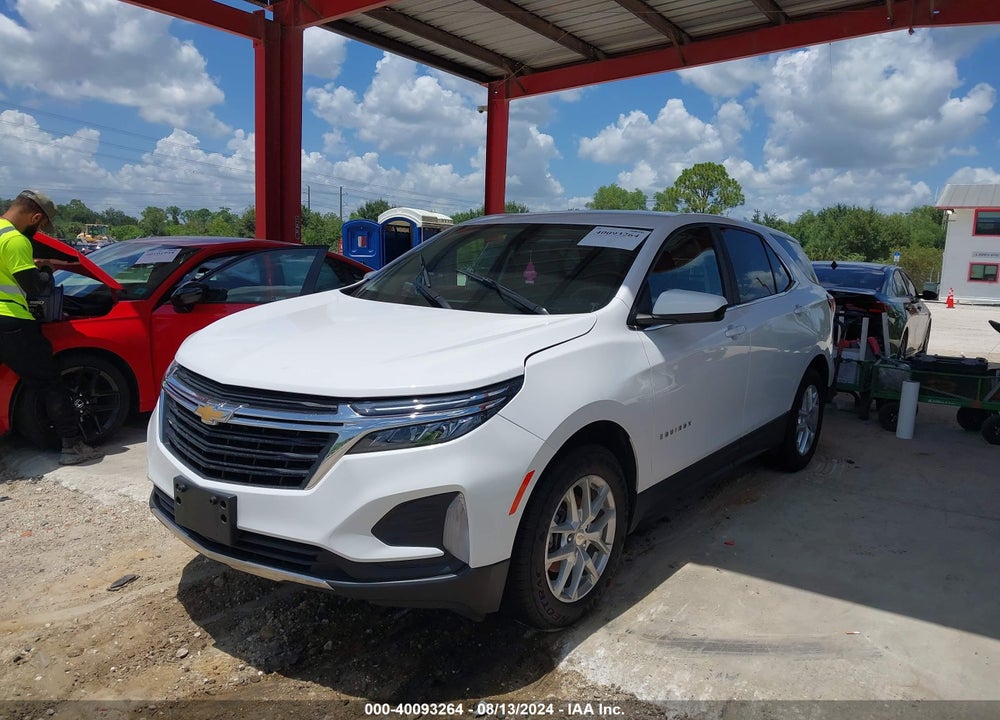 2022 CHEVROLET EQUINOX FWD LT VIN: 3GNAXKEV5NL102380