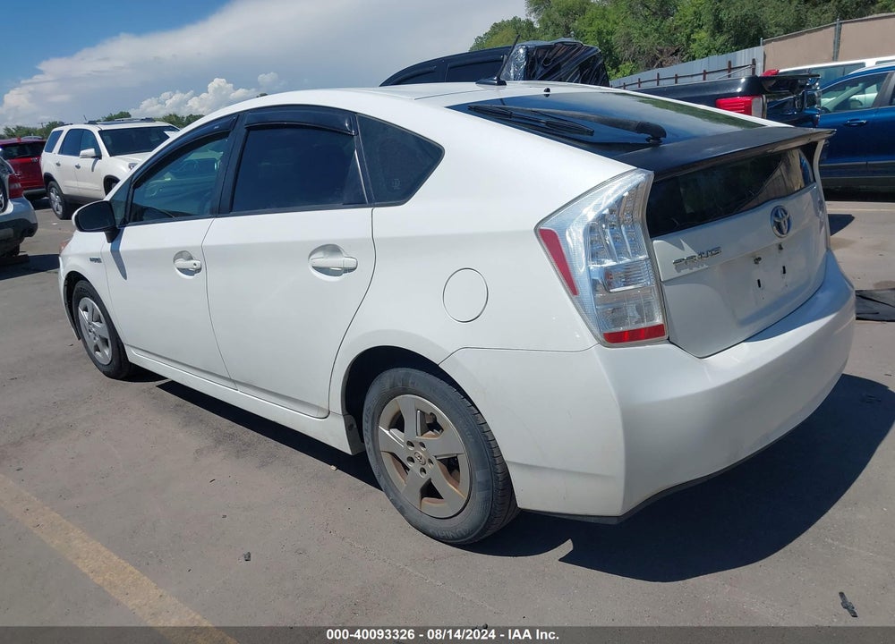 2010 TOYOTA PRIUS III VIN: JTDKN3DU5A0154388