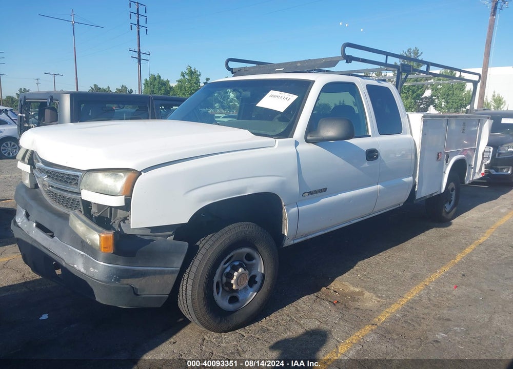 2007 CHEVROLET SILVERADO 2500HD CLASSIC WORK TRUCK VIN: 1GCHC29U47E100529