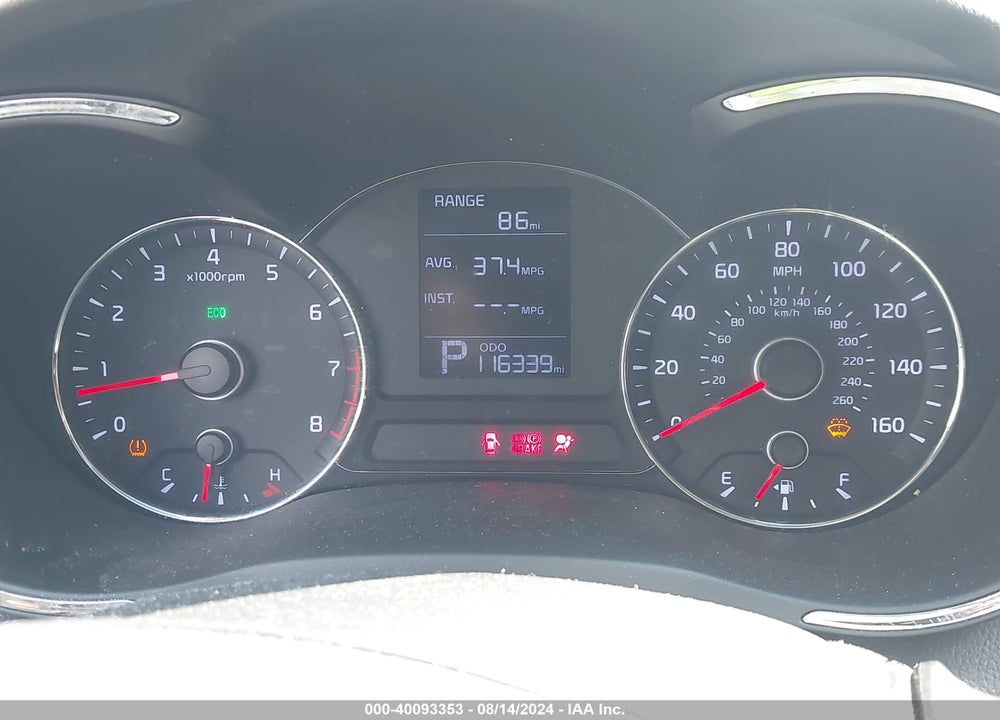 2015 KIA FORTE LX VIN: KNAFX4A68F5336942