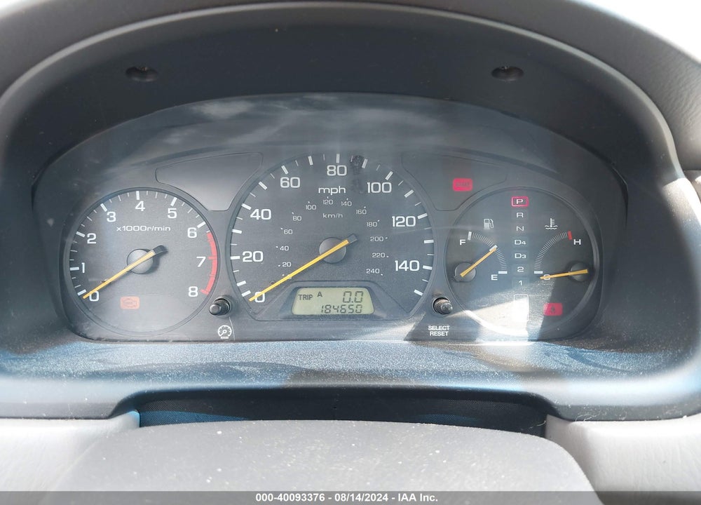 1999 HONDA ACCORD EX V6 VIN: 1HGCG1650XA033698