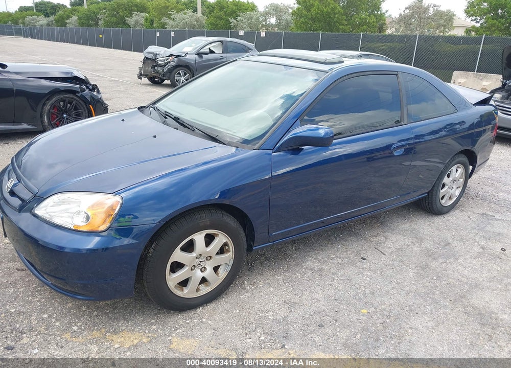 2003 HONDA CIVIC EX VIN: 1HGEM22943L084748